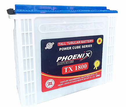 Phoenix Tall Tubular Battery 150-180 Ah for Lahore solar systems