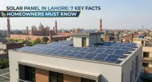 Solar panel in Lahore installed on residential rooftop by Beyond Green Solar - energy-efficient home solution