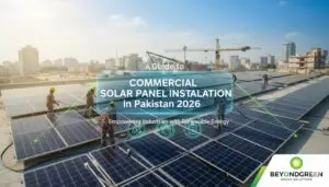 Beyond Green Solar provide commercial solar installation in Pakistan with expert design, installation, and high-ROI solutions.